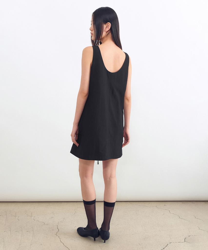 INSILENCE WOMEN Parachute Mini Dress Black