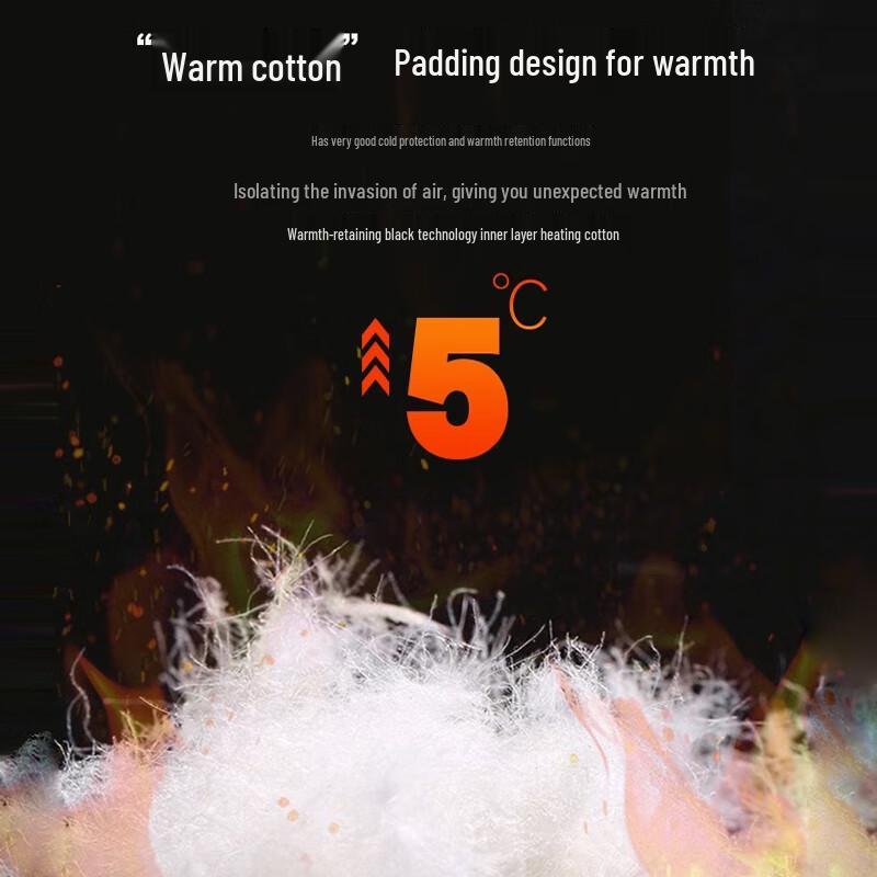 Huili Men's Winter Padded Stand Collar Vest