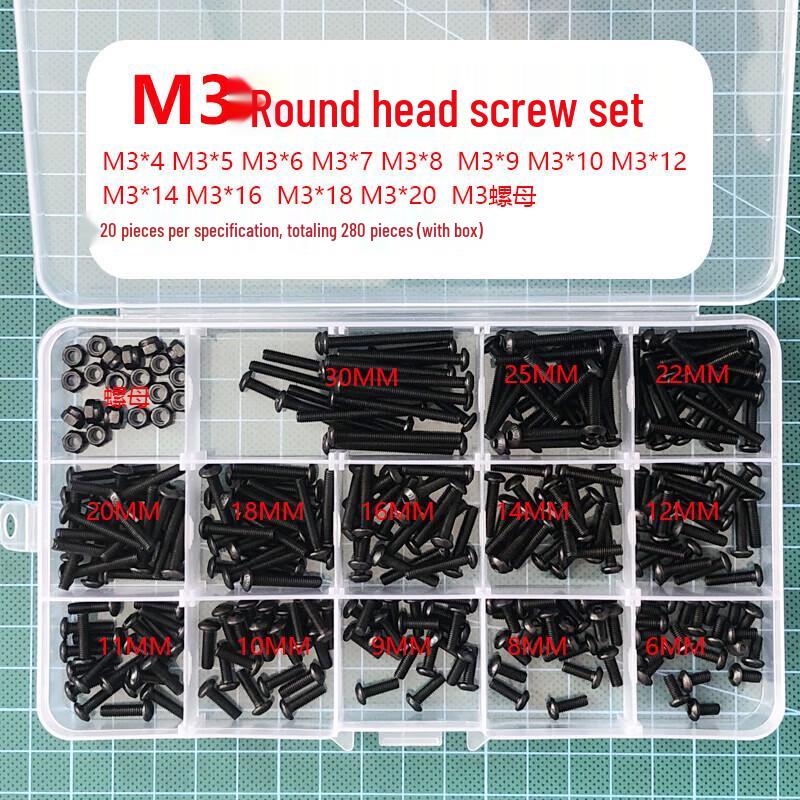 M3 High-Strength Hex Socket Screw Kit for Drones