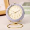Alarm Clock Student Mini Version Bedroom Desk Bedside Ornaments Ins Retro Paint Simple Creative Hour Clock