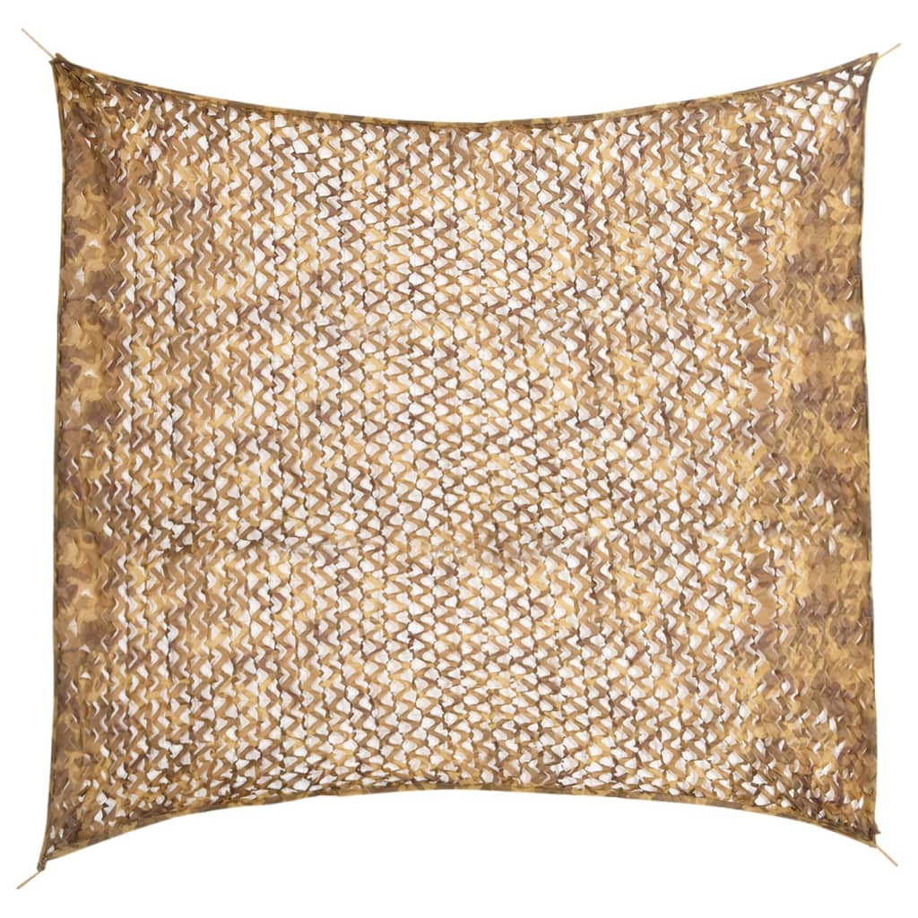 Tarnnetz mit Aufbewahrungstasche 316 x 296 cm Sandfarbe
