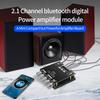 ZK-MT21 Sound Amplifier Module 2x50W+100W 2.1 Channel Subwoofer Bluetooth 5.0 Digital Power Amplifier Board AUX 12V/24V Stereo
