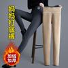 Thickened camel wool thermal pants outer wear cotton pants autumn and winter new gray velvet leggings