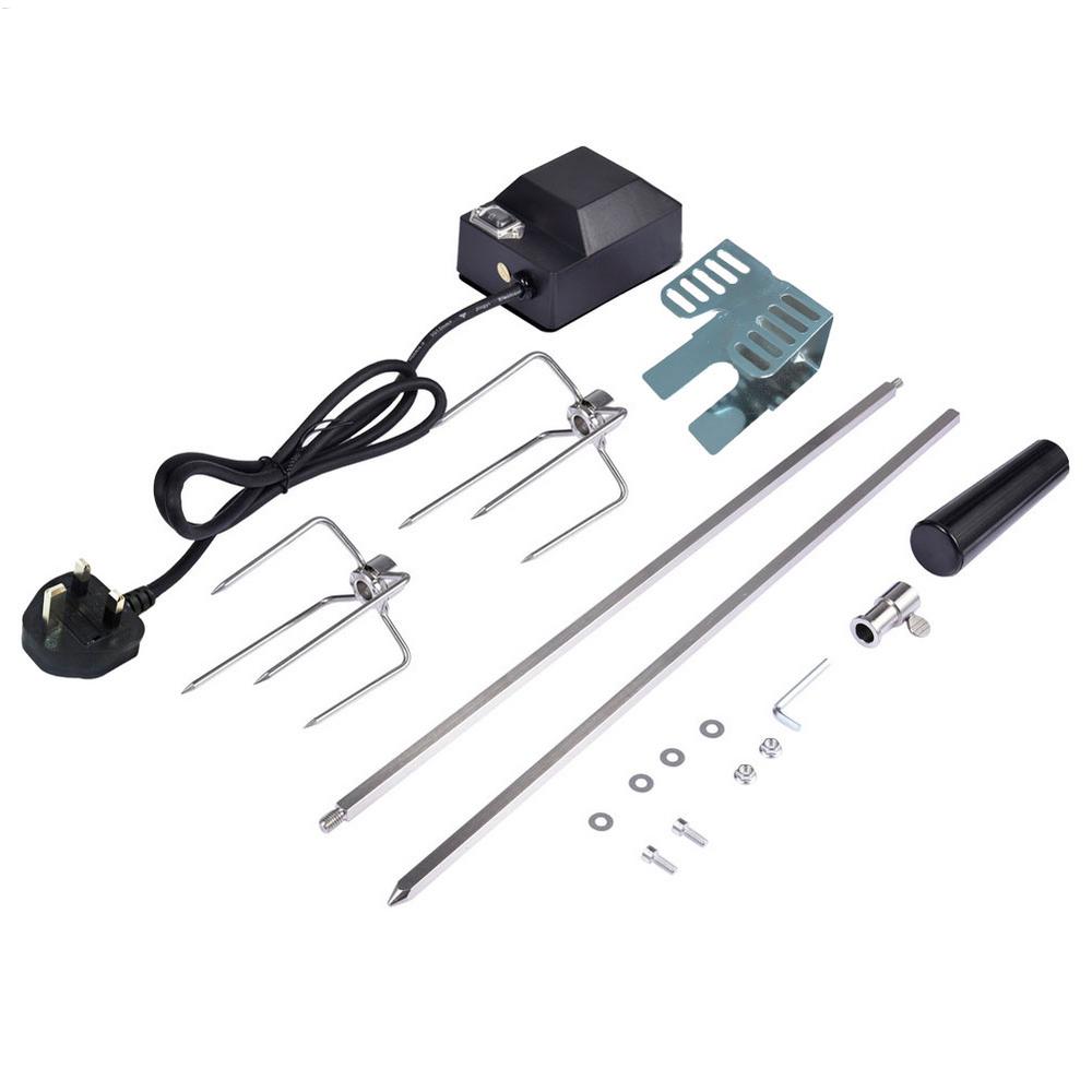 

Автоматический гриль для барбекю Ротационный электрический мотор для барбекю Металлический уличный вертел для жарки Шампур Уголь Свинья Курица Говядина Кемпинг Пикник Инструменты