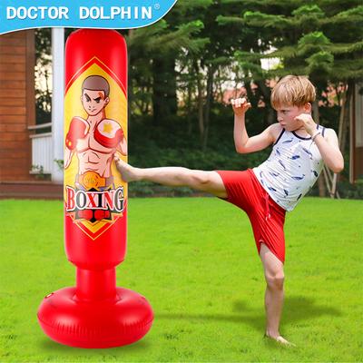 Children's Inflatable Boxing Column Children's Boxing Roly-poly Toy Water Injection Bottom Hit Column Children's Play