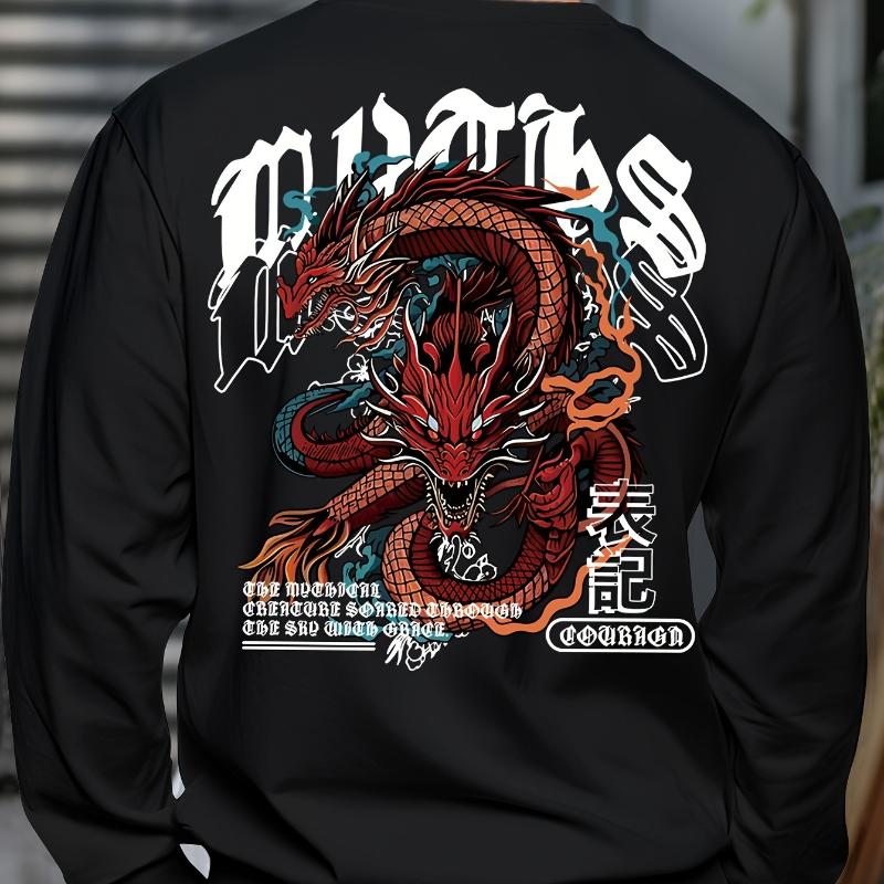 

Мужской свитшот с круглым вырезом, Отлично подходит для повседневных встреч за кофе и выходных, Ретро-стиль с эффектом стирки и мягкий на ощупь XXL чёрный