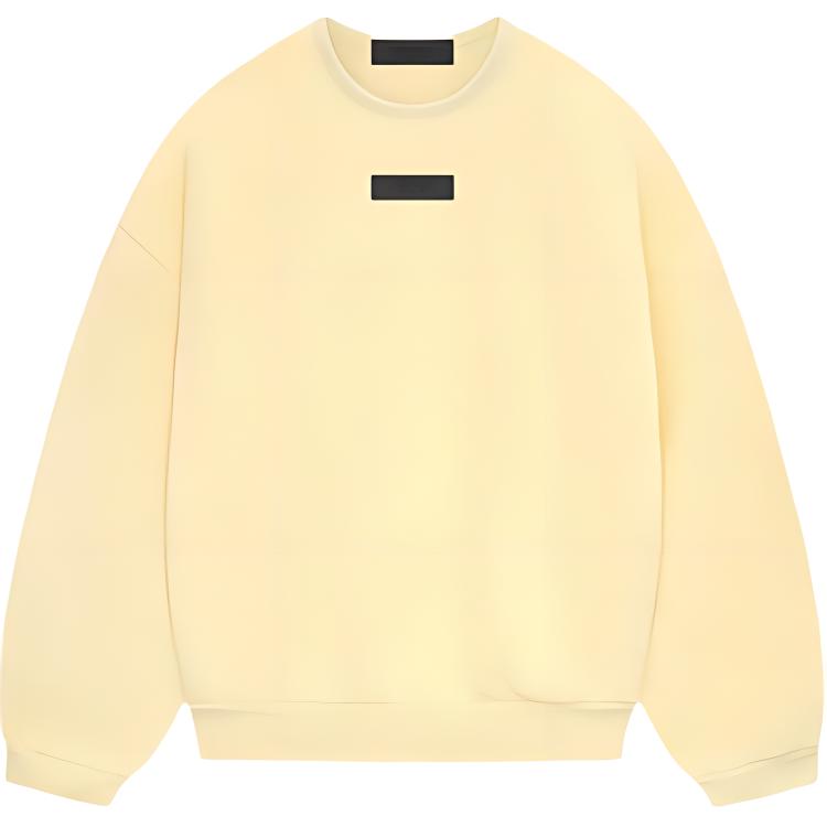 Fear of God Essentials Crewneck Garden Yellow Men Tops 192SP244681F