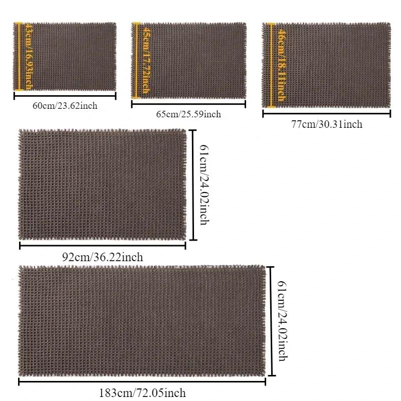 1PC Super Absorbent Floor Mat, Super Absorbent Bath Mat, Super Anti Slip Bathroom Mats, Door Mats, Superfiber, Home Indoor Rugs