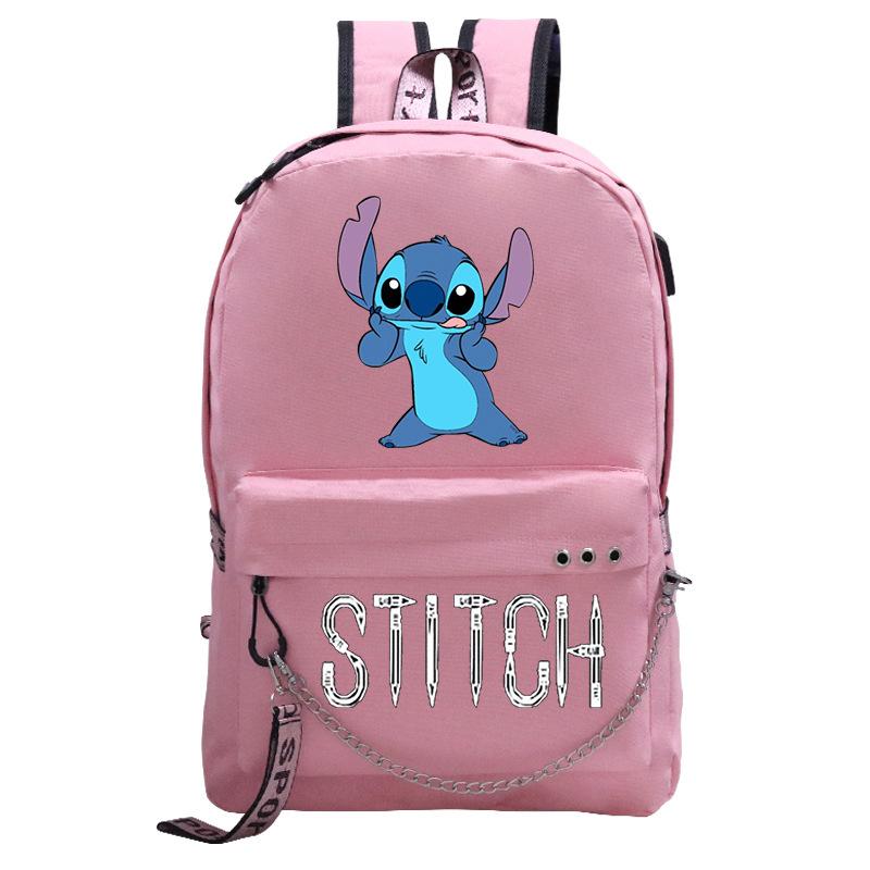 

Cute Schoolbag With Usb Port Junior High School Girl Backpack no specification