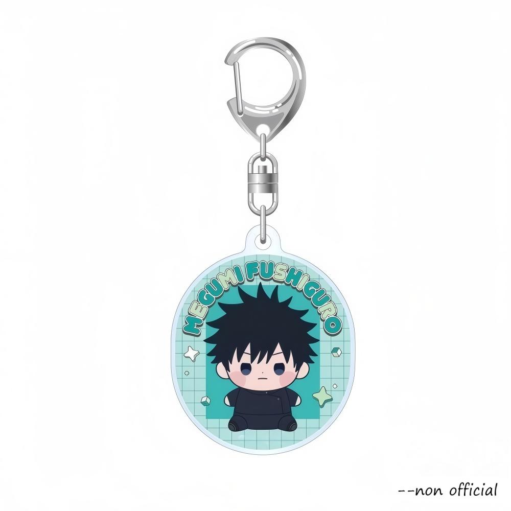 

For Anime JJK Fushiguro Megumi Gojo Satoru Zenin Mai Nanami Kento Itadori Yuji Acrylic KeyChain Backpack Accessories Pendant