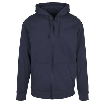 Build Your Brand – Basic-Sweatshirt mit durchgehendem Reißverschluss