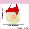 Colorful Nonwoven Fabric Christmas Gift Bags For Kids With Snowman And Santa Themes