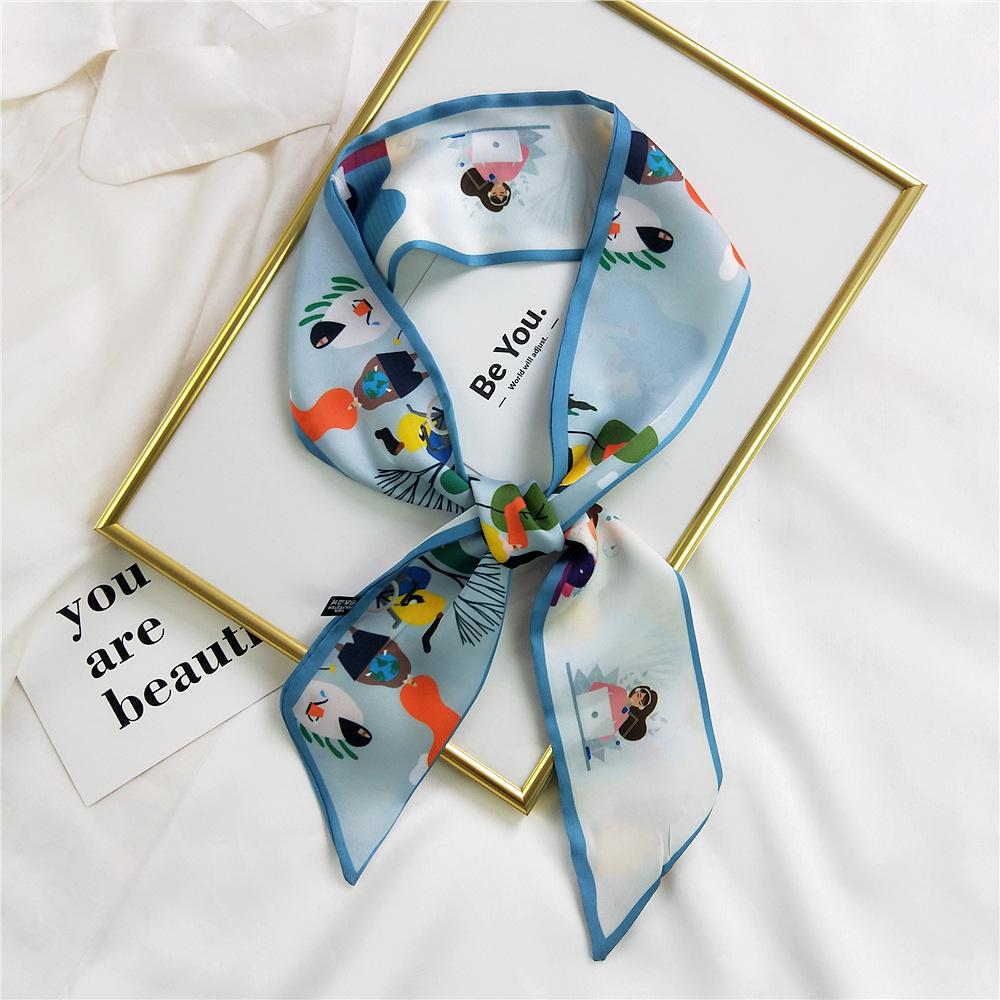 Neue Schals Seidenschals Damen Frühlings- und Herbstsaison Lange dekorative professionelle Schals Sommer Dünne Stile gepaart mit stilvollen Hemden