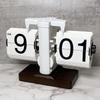 European Retro Flip Clock: Simple Desktop & Wall Design