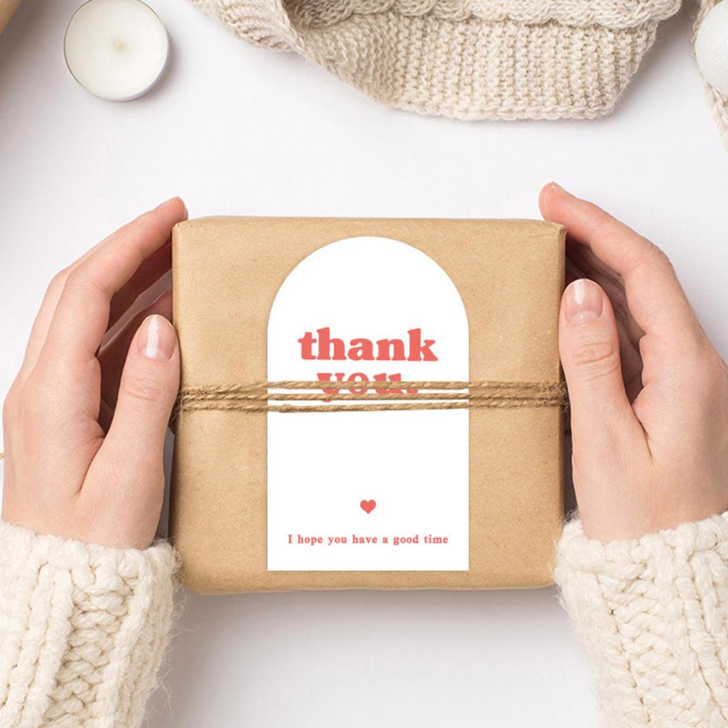 50pcs Thank You Sticker Seal Labels Small Business Gift Decor Sticker Stationery Supplies Package Paster Decal Decoration