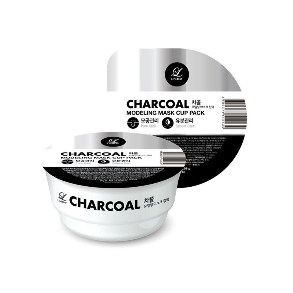 

Lindsay Charcoal Одноразовая альгинатная маска-пленка в чашке 28 г