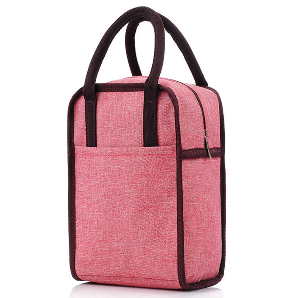 Oxford Cloth Aluminum Foil Thick Lunch Bag Portable Insulated Bento Lunch Bag C