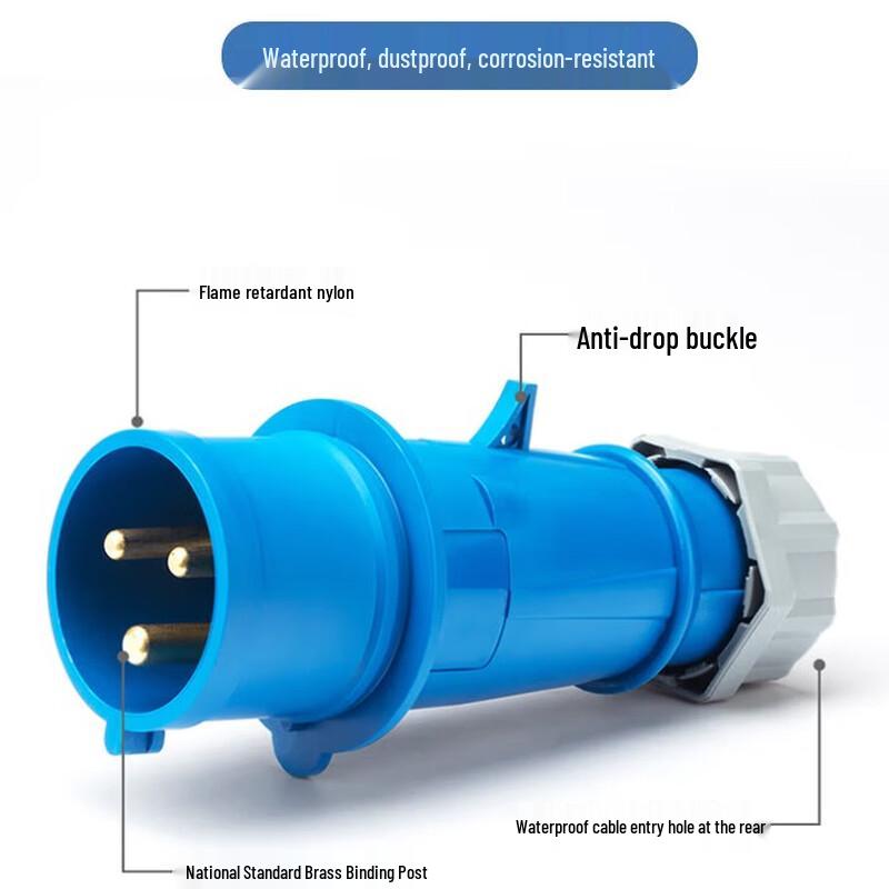 TOWE 32A Industrial Plug & Socket with 12m Cable