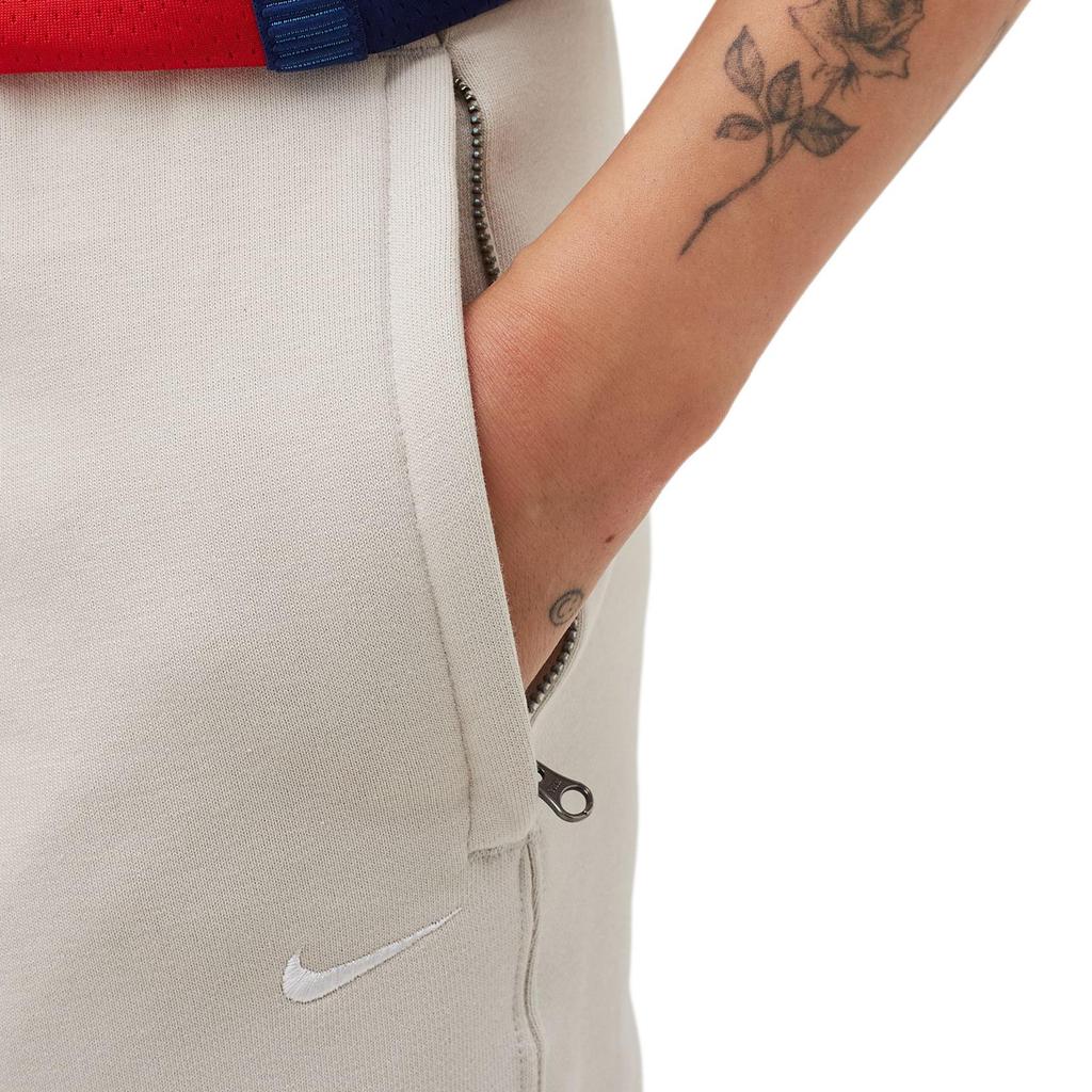 Nike Knitted Sweatpants Women's Beige Moderate Cuffed Pants CW5565-072