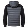 Men's Hooded Cotton Padded Jacket - Stand Collar, Patchwork, Warm Winter Casual Sport Jacket
