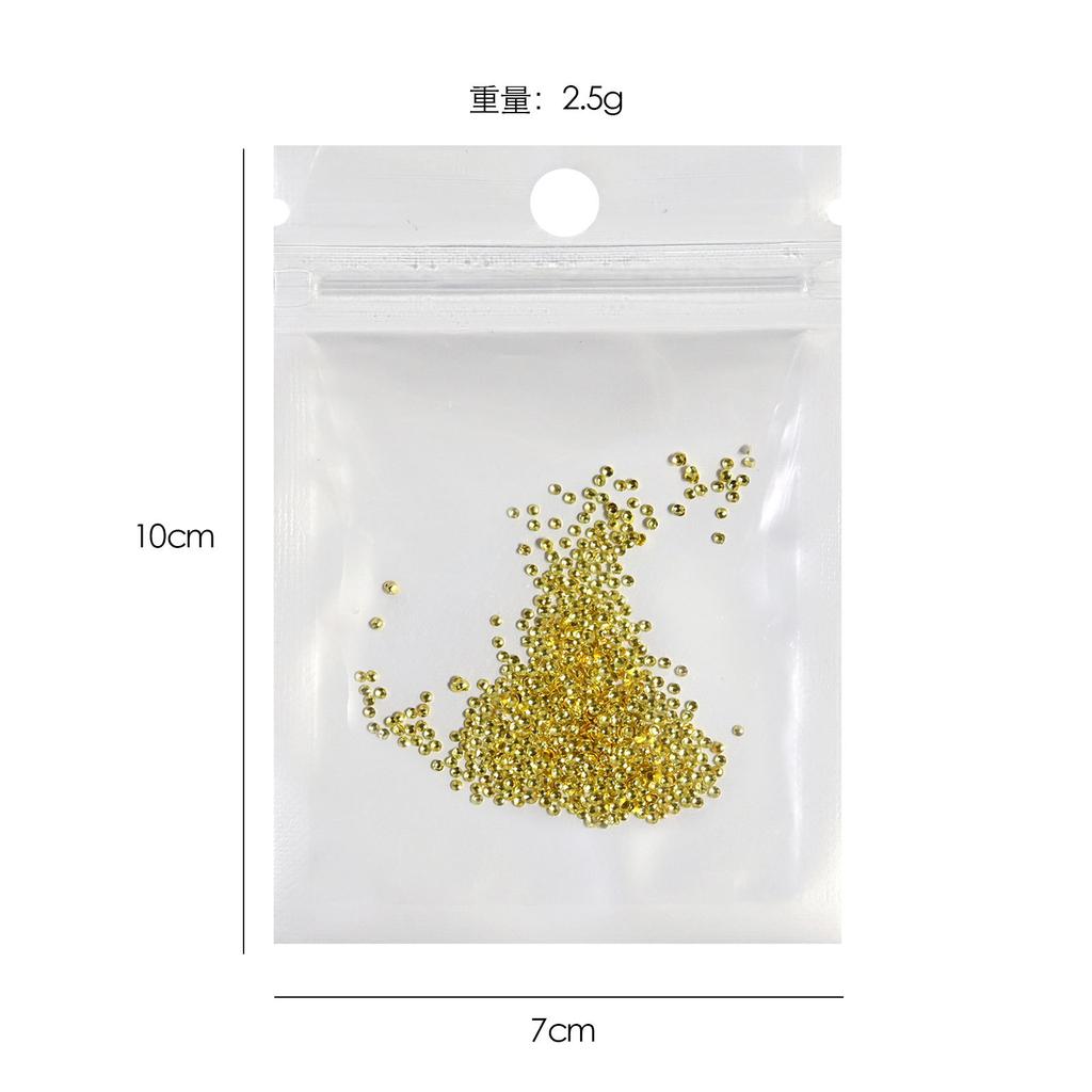 Nail Art Jewelry Mini Small Rice Grains Metal Rivets Nail Art Hollow Nest Nails Star And Moon Jewelry 1000 Pieces