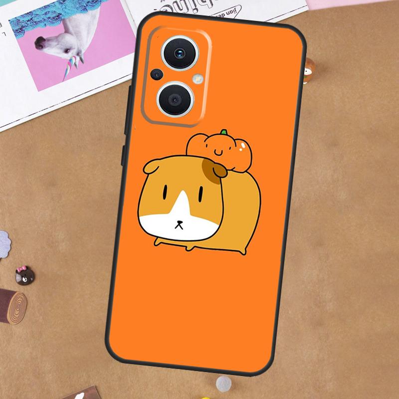 Funny Guinea Pig Balloon For OPPO Reno 11F 10 11 Pro 4Z 5Z 8T 4 5 6 7 8 Lite OPPO Find X3 X6 Pro X2 Neo X5 Lite Case