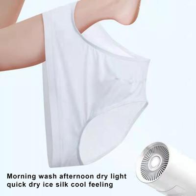 Slip taille basse pour hommes, sous-vêtements à haute élasticité, couleur unie, soie glacée, culotte transparente, sous-vêtements d'été Ultra-fins