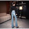 Women's High-Waisted Micro-Flare Jeans 2025 - Slimming Stretch Bootcut Pants for Autumn/Winter