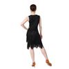 Women's Dance Dresses Sleeveless Sequin Fringe Latin Dance Dress