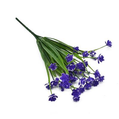 Artificial Plastic Flower Leaves 7 Branches Floral Bonsai Home Decoration