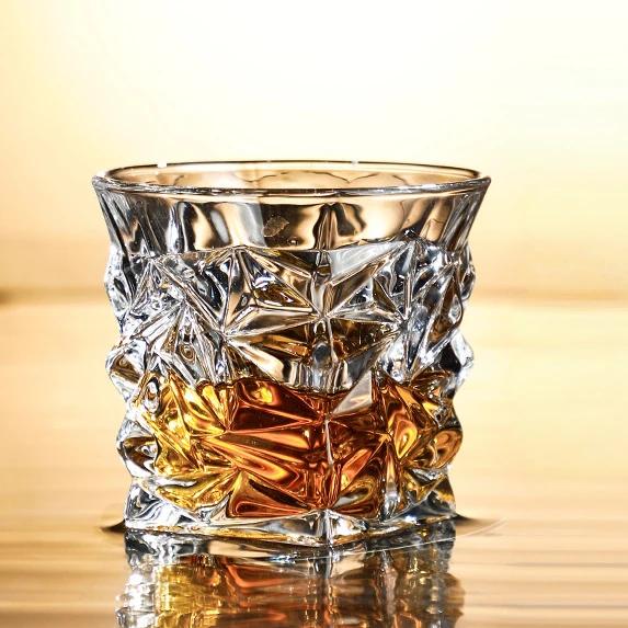 

280 мл/310 мл/320 мл Винные стаканы Стеклянные стаканы с трещинами на льду Стакан для виски Iceberg Стеклянный стакан для спиртных напитков Стакан для воды Креативный пивной стакан Посуда для напитков