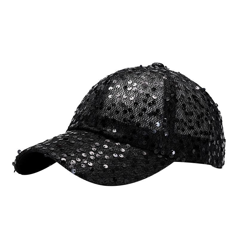 Sequined Baseball Cap Children's Summer Mesh Breathable Cap Versatile Street Sun Hat Outdoor Sun Hat