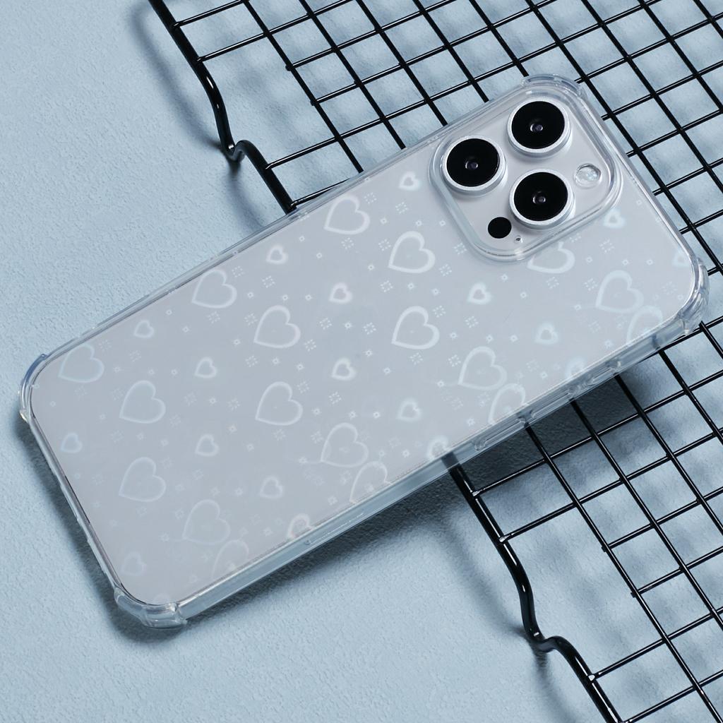 For iPhone 16 Pro Max Case Shockproof Flexible TPU Phone Cover with Card Paper