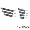 Technical Parts 64782 15458 Flat Panel Plate 1x5x11 1X3X11 Mechanical Building Blocks Car MOC Parts Bricks Compatible Leduo