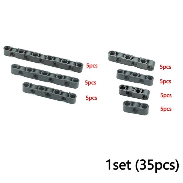 Technical Parts 64782 15458 Flat Panel Plate 1x5x11 1X3X11 Mechanical Building Blocks Car MOC Parts Bricks Compatible Leduo