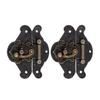 2PCS Vintage Buckle Latch Zinc Alloy Jewelry Box Latch Hasp Furniture Latch Hardware for Jewelry Case Chest Suitcase