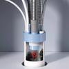 Anti odor Sink Drain Pipe Adapter 6 in 1 Sealing Ring Kitchen Basin Sewer Branch Multifunctional Dishwasher Water Pipe Connector