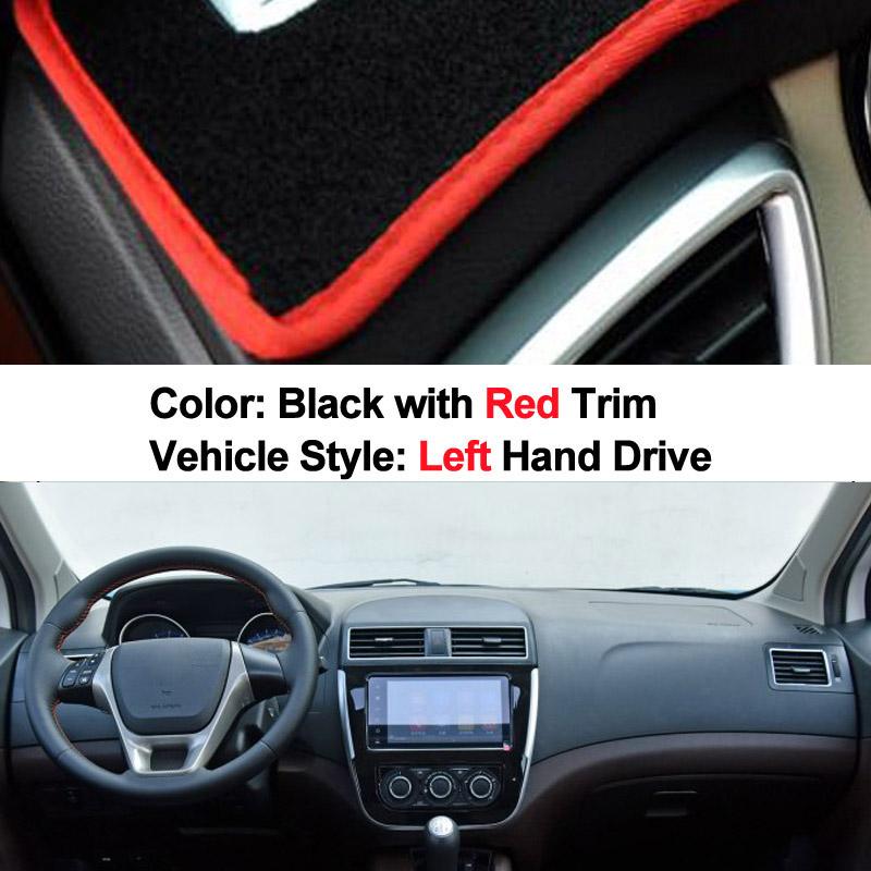 Car Dashboard Cover For Joyear X3 2015 2016 2017 Left Hand Drive Dash Mat Pad Carpet Dashmat Sun Shade Pad Dashboard Car Styling красный