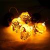 Solar Halloween String Lights Skull Ghost and Pumpkin Heads Outdoor Horror Decorations for Garden Yard Patio Haunted House Decor