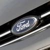 Ford 22.5cm Aluminum Car Front Logo Sticker Cover The Original Car Logo For Focus Fiesta Mondeo F150 Ranger Fusion Kuga Badge