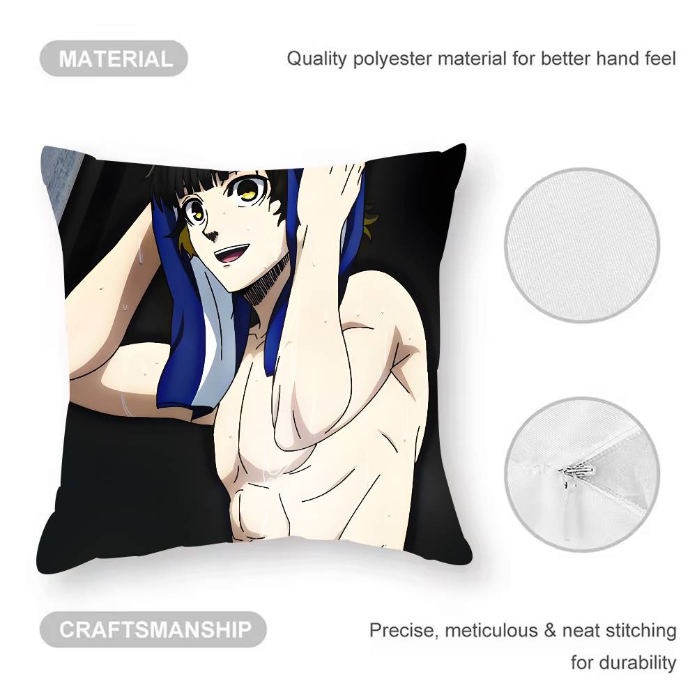 B-Niebieski L-Lock M-Meguru B-Bachira Poszewka na Poduszkę Poszewka na Poduszkę Antyroztoczowa Niewidoczny Zamek Błyskawiczny Jedwabista Krótka Pluszowa Poszewka na Poduszkę Sofową