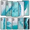Pretty Blue Sea Fashion Case for Samsung A57 A37 A51 A71 A21S A17 A11 A15 A25 A41 A23 A33 A53 A73 A07 A05S A13 A35 A55 5G Cover