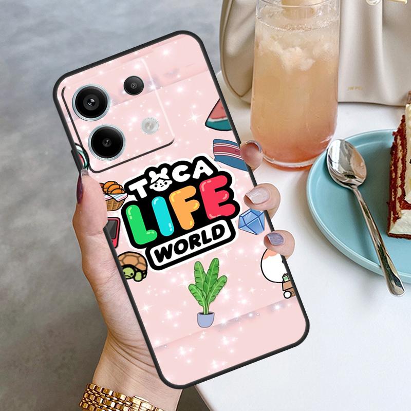 

Toca Boca Toca Life World game Case For Xiaomi Redmi Note 13 Pro 12 11 10 9 Note 12S 10S 11S 9S Redmi 12 10C 12C 13C Cover Redmi 10A