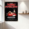 Vintage The Horcky Picture Show Metal Tin Sign, Rocky Horror Parody with Seductive Woman, Campy Theatre Decor for Man Cave Bar C