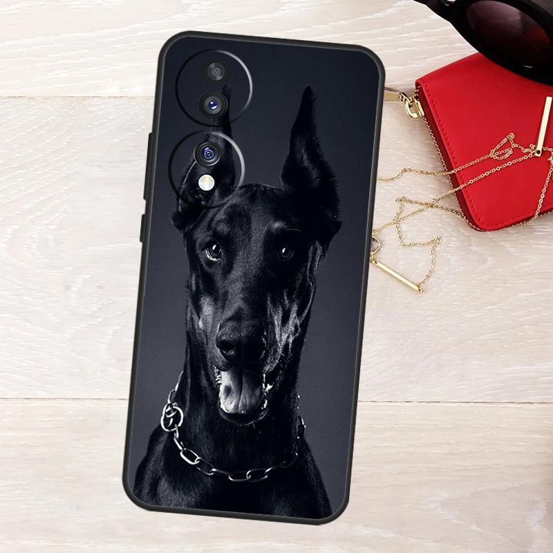 Doberman Dog Case For Honor Magic 8 5 6 7 Lite 50 70 90 200 400 Pro X8b X8c X9a X9b X9c X9d Win RT Cover