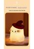 Halloween Wizard Rechargeable Silicone Night Light with Timer and Seven-Color Atmosphere