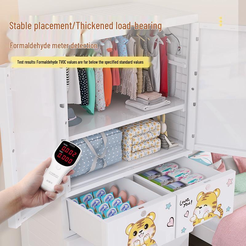 Sturdy 5-Drawer Baby Wardrobe & Toy Organizer