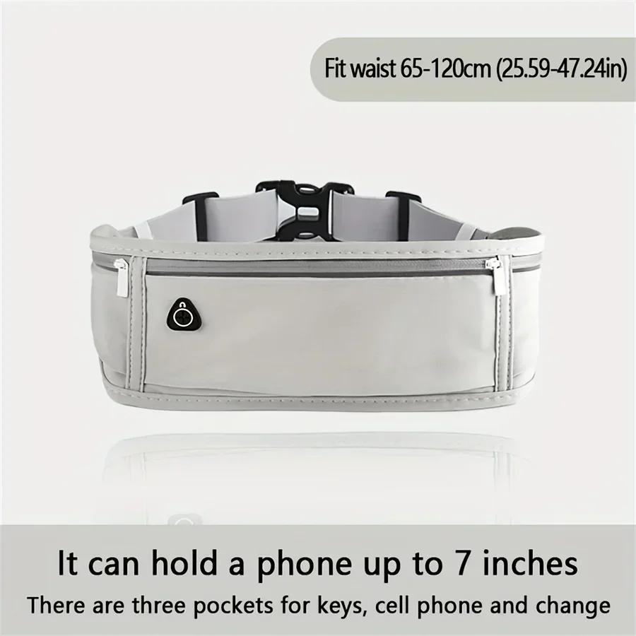 Professional Running Waist Bag Sports Belt Pouch Mobile Phone Case Men Women Hidden Pouch Gym SportsBags Running Belt Waist Pack