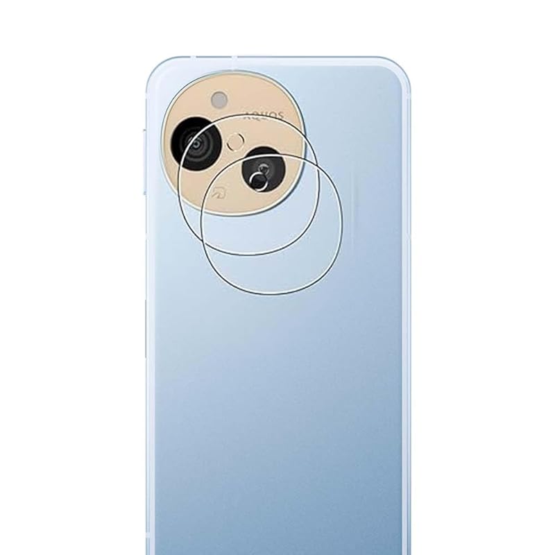 

[Set of 2]For SHARP AQUOS sense9 lens protection film glass film protective film [Moahsiuny] Made by Asahi Glass in Japan High hardness 9H bubble