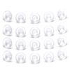 Fermoirs de Boucles d'Oreilles Protections de Sécurité Butées Stopper Forme Disque Volant